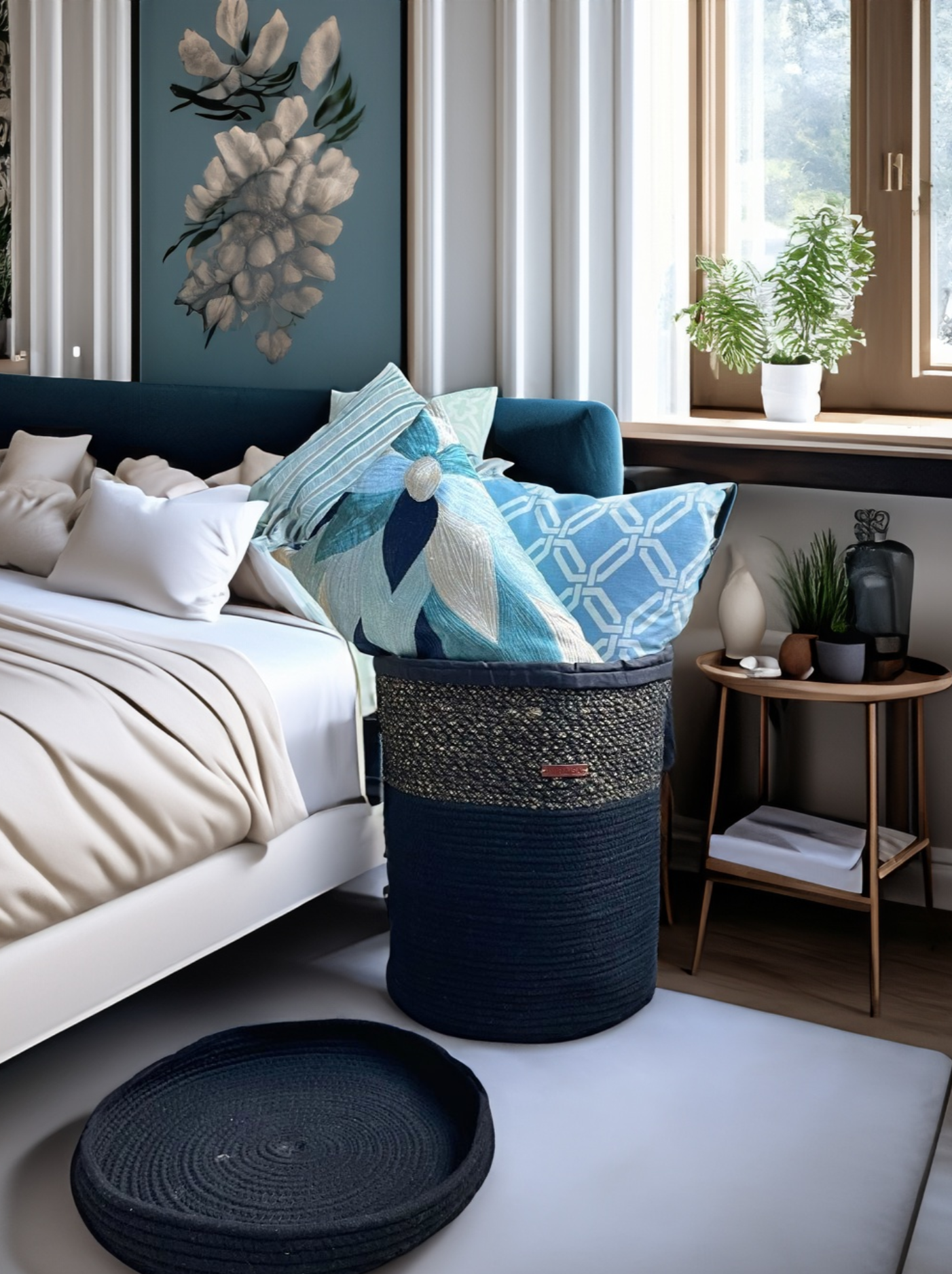 HarmonyMesh Modern Laundry Hamper