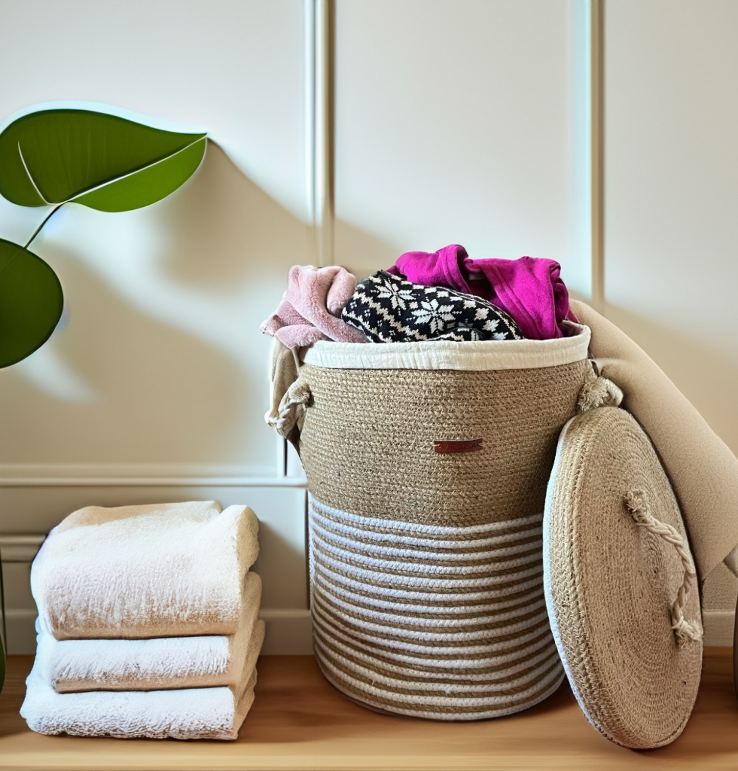 BelleWeave Elegant Laundry Hamper