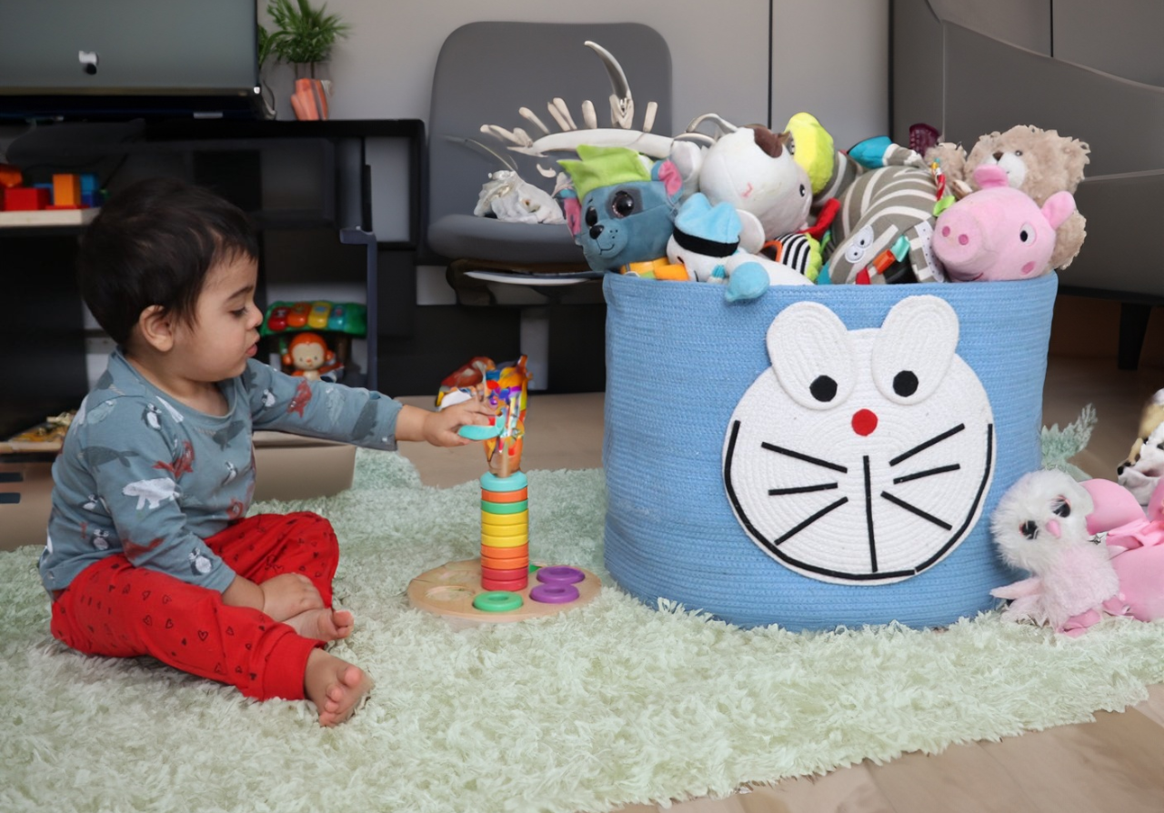 Doraemon Magic Keep Kids Cotton Basket