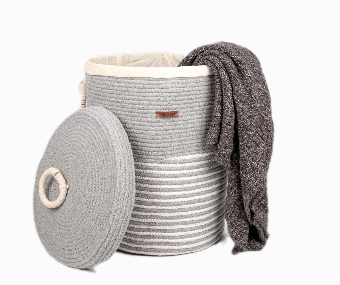 AquaBreeze Coastal Laundry Hamper