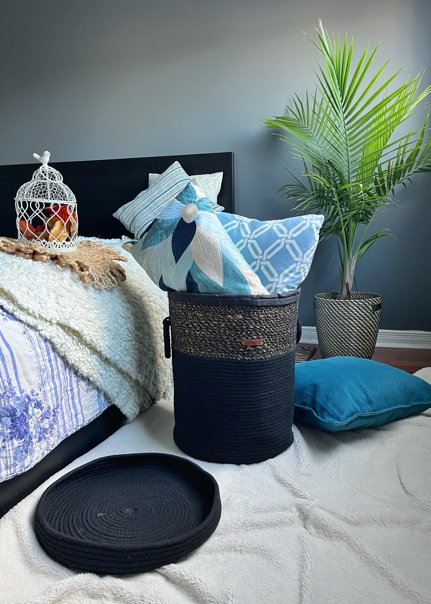 HarmonyMesh Modern Laundry Hamper