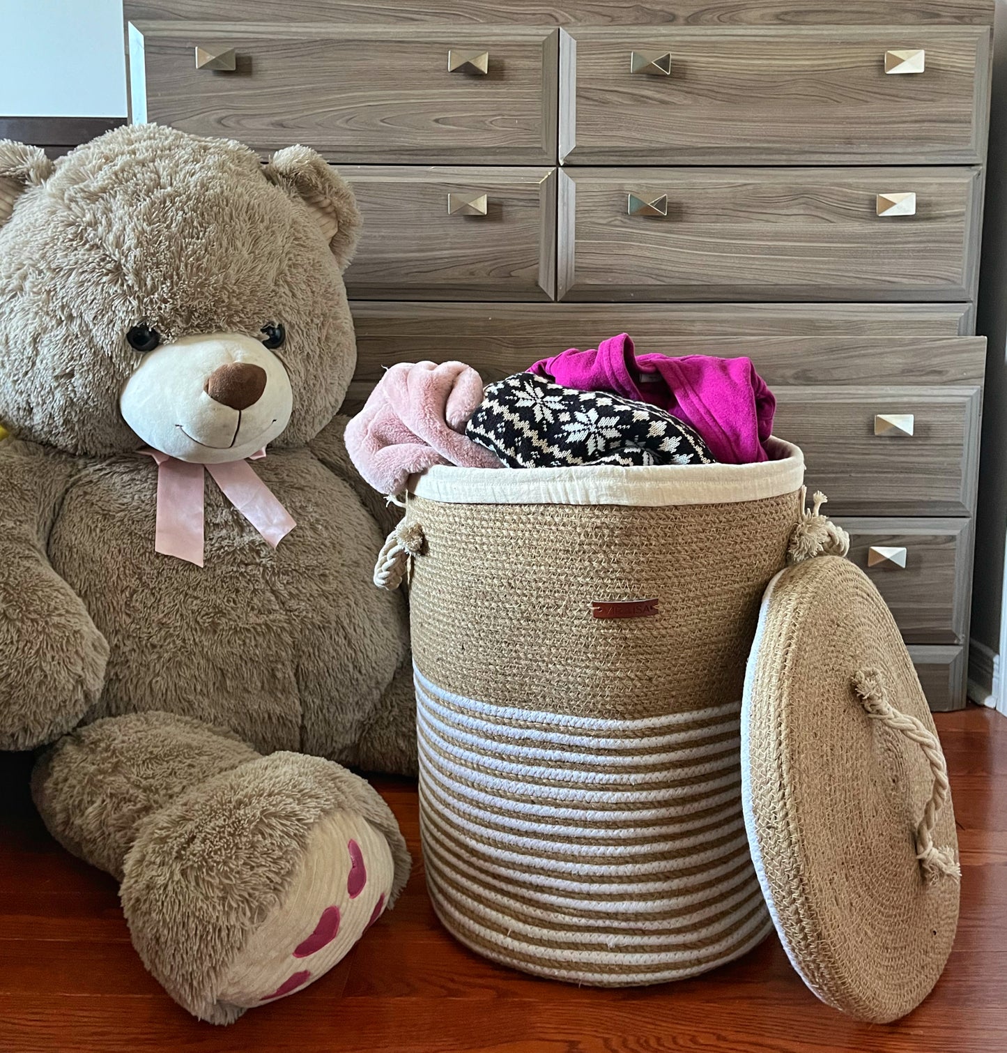 BelleWeave Elegant Laundry Hamper