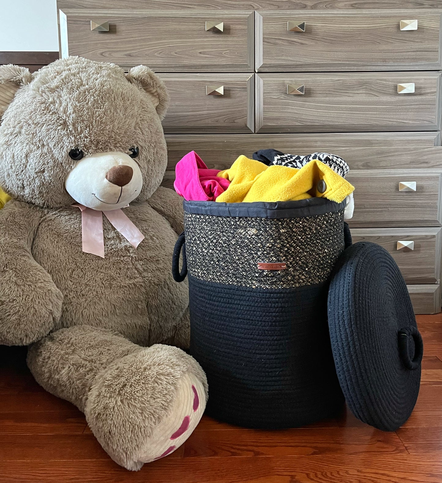 HarmonyMesh Modern Laundry Hamper