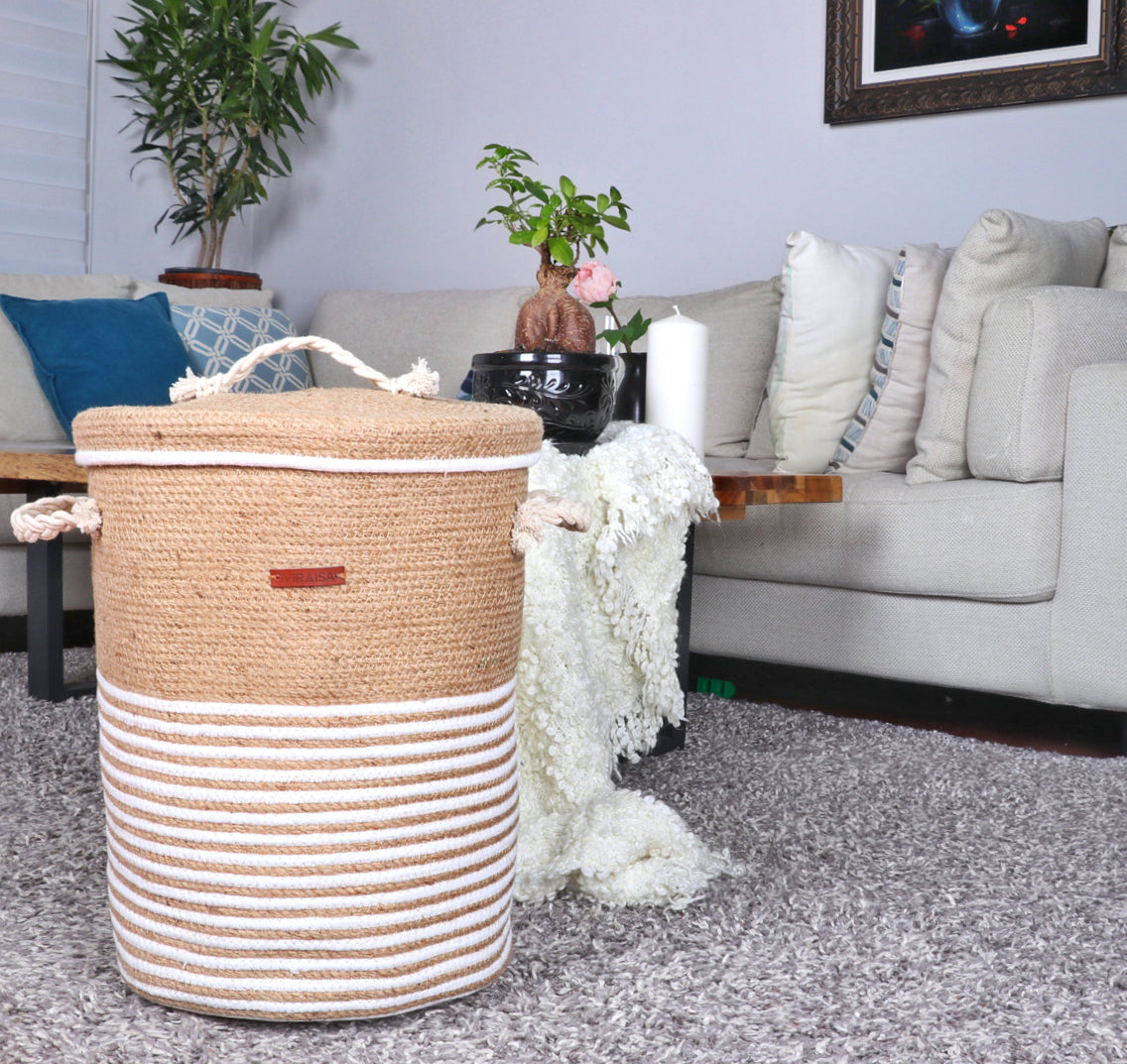 BelleWeave Elegant Laundry Hamper
